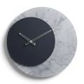 Elara 50 cm runde Wanduhr aus bedrucktem Methacrylat, hergestellt in Italien