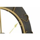 Runde Wanduhr Durchmesser 70 cm Modernes Design aus Eisen und MDF - Tonia Viadurini