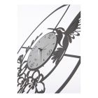 Eisenuhr mit Kolibri-Dekoration, hergestellt in Italien – Jungfrau Viadurini