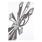 Eisenuhr mit besonderem optischen Effekt, hergestellt in Italien – Rad Viadurini