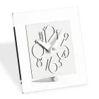 Uhr aus transparentem Methacrylat und chromatischen Details, hergestellt in Italien – Hilly Viadurini