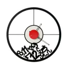 Uhr aus Eisen mit gefallenen Zahlen, hergestellt in Italien – Widder Viadurini