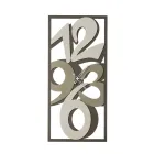 Uhr aus Eisen mit großen Zahlen, hergestellt in Italien – Aquarium Viadurini