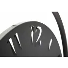 Runde Wanduhr Durchmesser 60 cm Modernes Eisen - Beatrix Viadurini