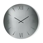 Runde Spiegelglasuhr mit lasergravierten Ziffern - Clelia Viadurini