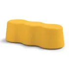 Gewellte Innenbank aus farbigem Polyethylen Made in Italy - Marion Viadurini