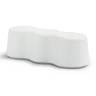 Gewellte Innenbank aus farbigem Polyethylen Made in Italy - Marion Viadurini