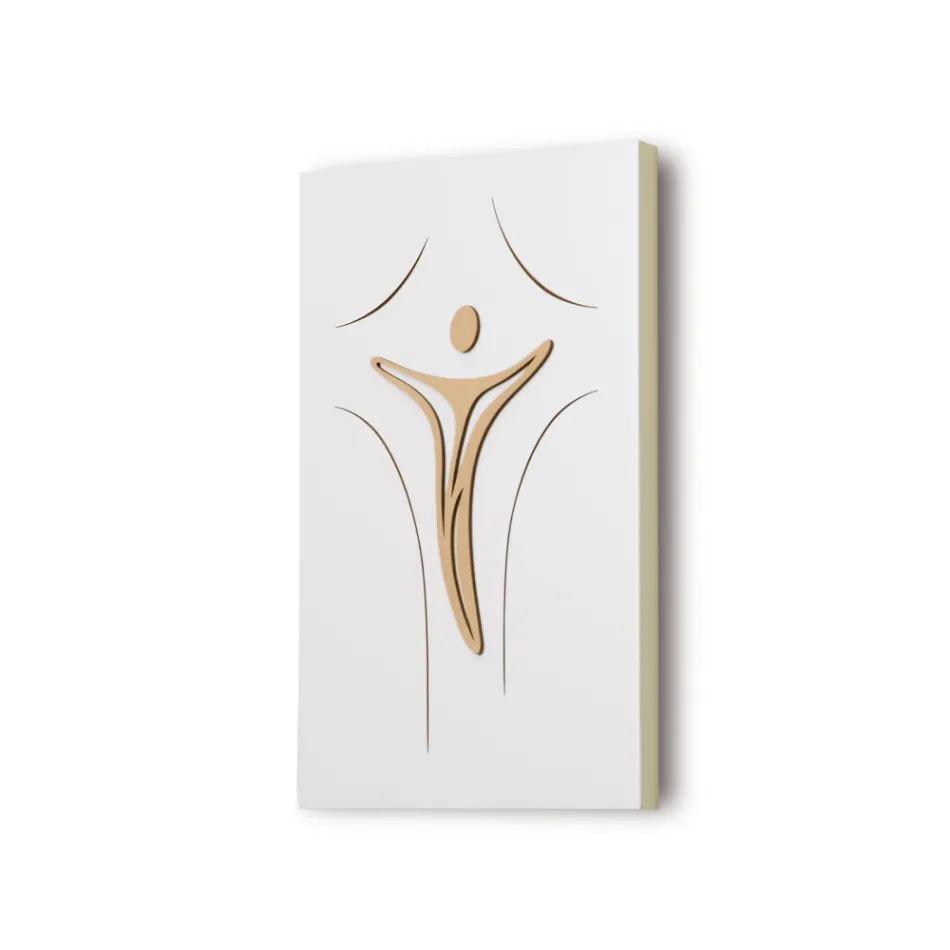 Tafel mit Jesus-Lasergravur, hergestellt in Italien – Bice Viadurini