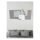 Tafel mit der Familie Bethlehem, hergestellt in Laser, hergestellt in Italien – Paola Viadurini