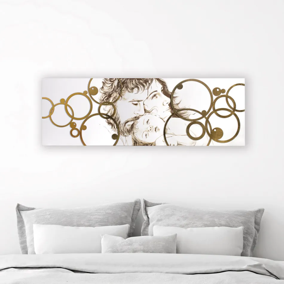 Mit Laser gefertigte Tafel der Sagrada Familia, hergestellt in Italien – Elisa Viadurini