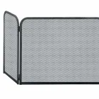 Funkenfänger mit 3 Türen. Aus Metall. Hergestellt in Italien – Kat.-Nr Viadurini