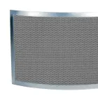 Funkenfänger mit schwarzem Netz und gebogenem Stahl, hergestellt in Italien – Saphir Viadurini