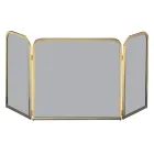 Messing-Funkenfänger mit geräuchertem gehärtetem Kristall, hergestellt in Italien – Orango Viadurini