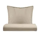 Einzelbettbezug-Set aus reiner, stückgefärbter Baumwolle mit 1 Kissenbezug - Delicacy Viadurini