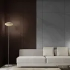 Stehlampe aus geripptem und mundgeblasenem venezianischem Glas - Dafne Viadurini