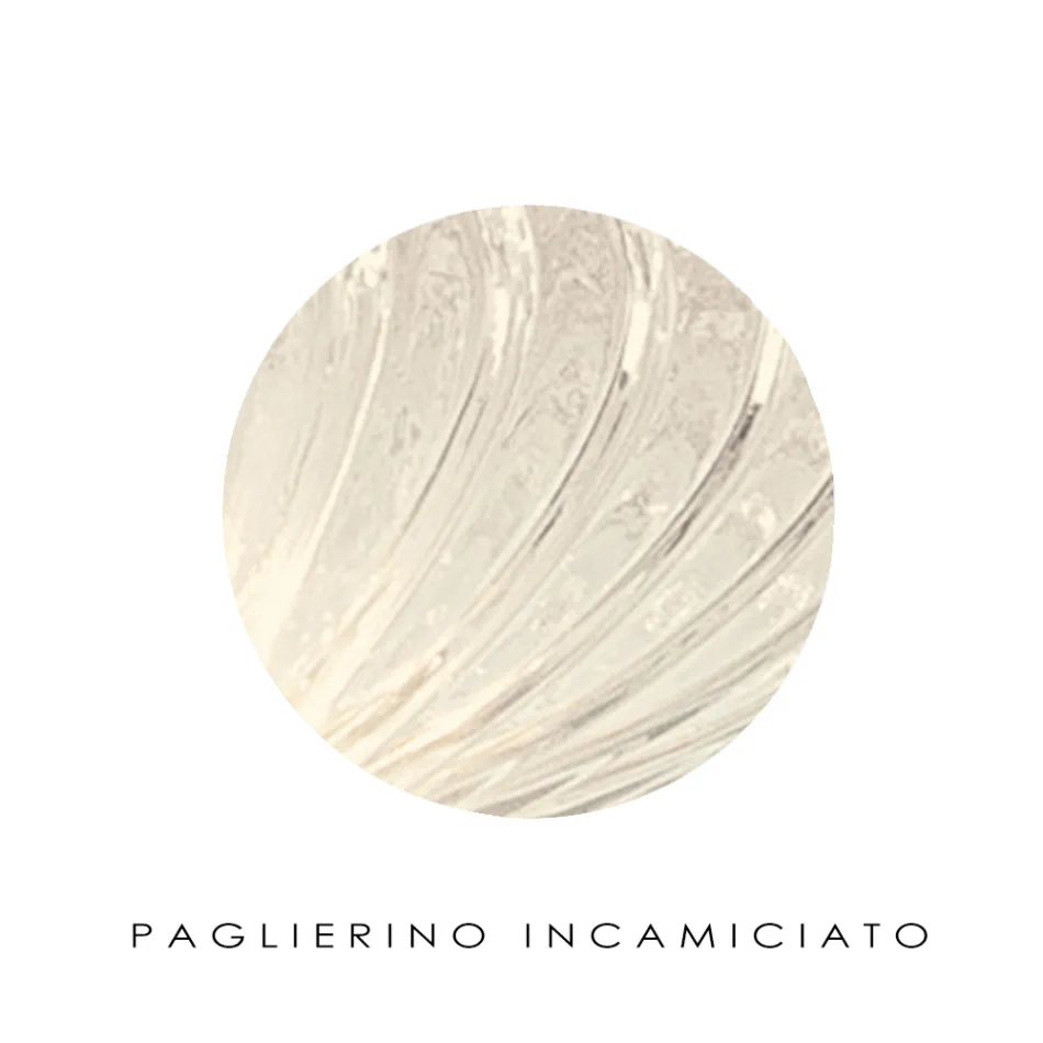 Stehlampe aus geripptem und mundgeblasenem venezianischem Glas - Dafne Viadurini