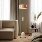 Wohnzimmer Stehlampe Farbiges Aluminium und Messing 5 Ausführungen - Bonton von Il Fanale Viadurini