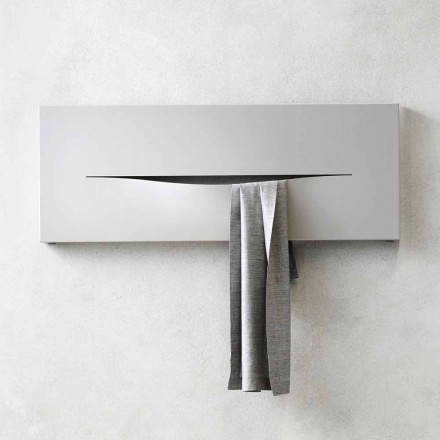 Horizontale Ausführung Hydraulische Strahlungsplatte aus Stahl bis 820 W - Schnitt Viadurini