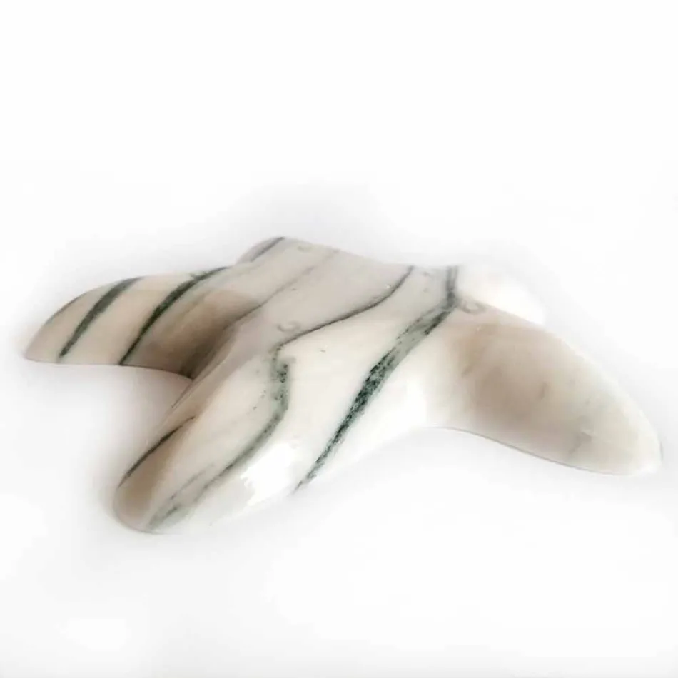 Moderne Marmortasse in Form eines Seesterns Made in Italy - Ticcio Viadurini