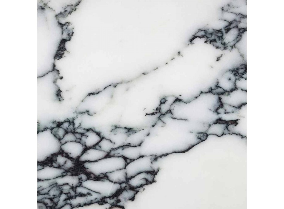 Bad Seifenschale aus Paonazzo Marmor Modern Made in Italy - Argos Viadurini