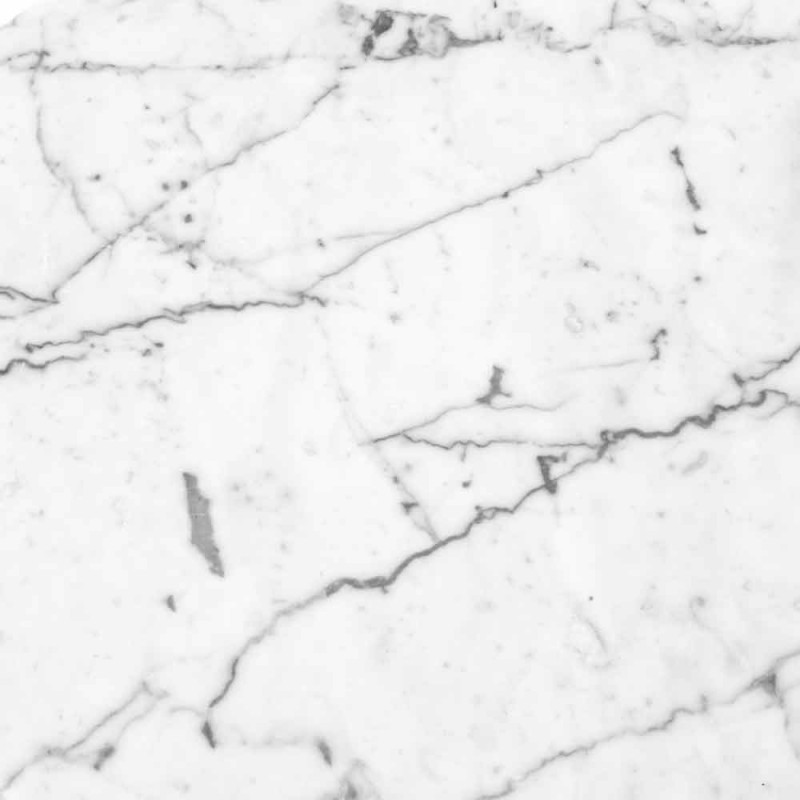 Runder Teller aus Carrara- oder Marquinia-Marmor Made in Italy