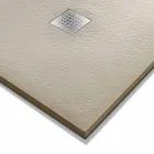 Moderne Duschwanne 160x70 in Resin Stone Effect Finish - Domio Viadurini