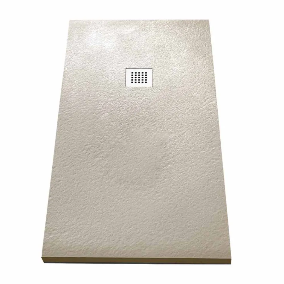 Moderne Duschwanne 160x70 in Resin Stone Effect Finish - Domio Viadurini