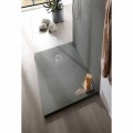 Moderne Duschwanne 160x80 in Resin Concrete Effect Finish - Cupio