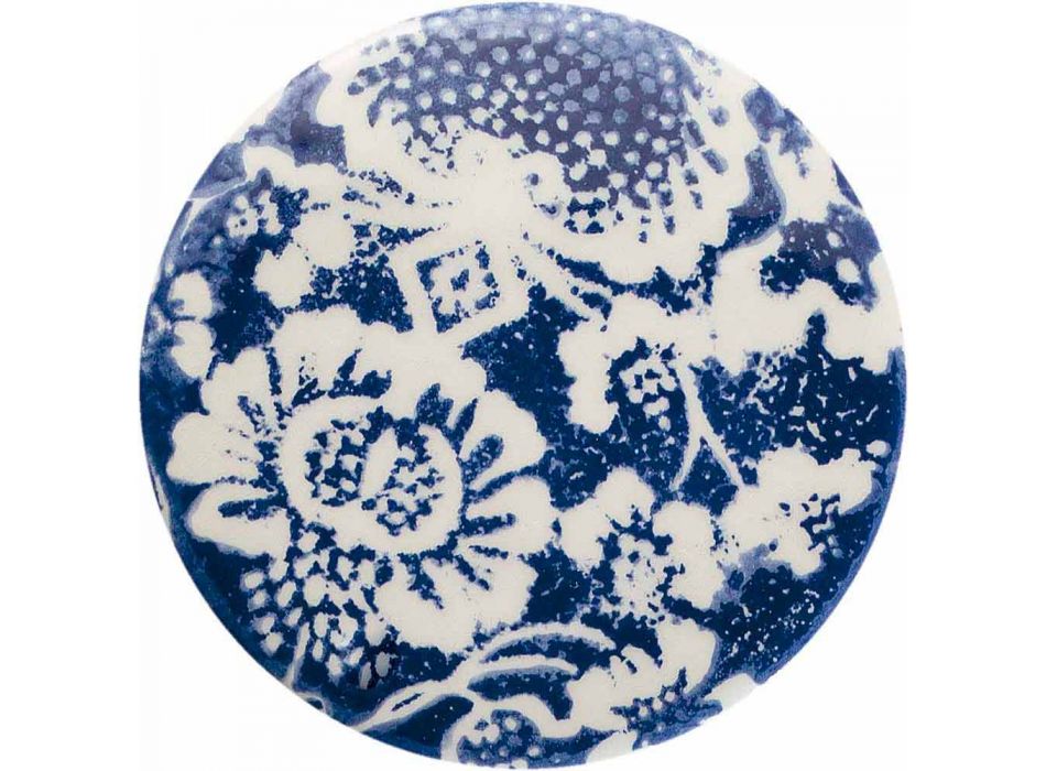 Kreisförmige Deckenleuchte aus farbiger Keramik Made in Italy - Ferroluce Pi Viadurini