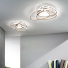 Deckenleuchte LED-Wandleuchte aus Metall mit Gold- oder Silberfinish - Rosella Viadurini
