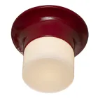 Handgefertigte Outdoor-Deckenlampe aus Majolika Made in Italy - Toscot Swinger Viadurini