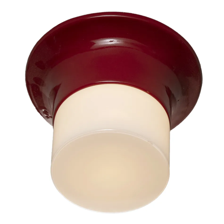 Handgefertigte Outdoor-Deckenlampe aus Majolika Made in Italy - Toscot Swinger Viadurini