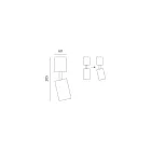 Artisan Deckenlampe aus Keramik und Metall Made in Italy - Toscot Match Viadurini