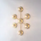 Deckenleuchte aus Eisen, hergestellt in Italien, für die Inneneinrichtung - Como Viadurini