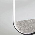 Deckenleuchte aus lackiertem Metall und abnehmbarem Einsatz aus Granulatglas – Catalpa Viadurini