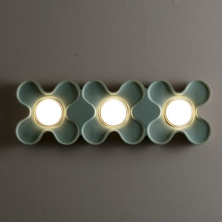 Moderne Keramik-Deckenlampe handgefertigt in Italien - Toscot Clover Viadurini