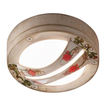 Decken- oder Wandleuchte für den Außenbereich aus handbemaltem Aluminium - Brindisi Viadurini