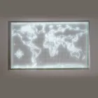 Amaris Beleuchtete Wandplanisphäre aus Plexiglas, hergestellt in Italien Viadurini