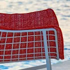 Varaschin Summer Set Garten Schaukelstuhl aus Stahl und Holz Viadurini