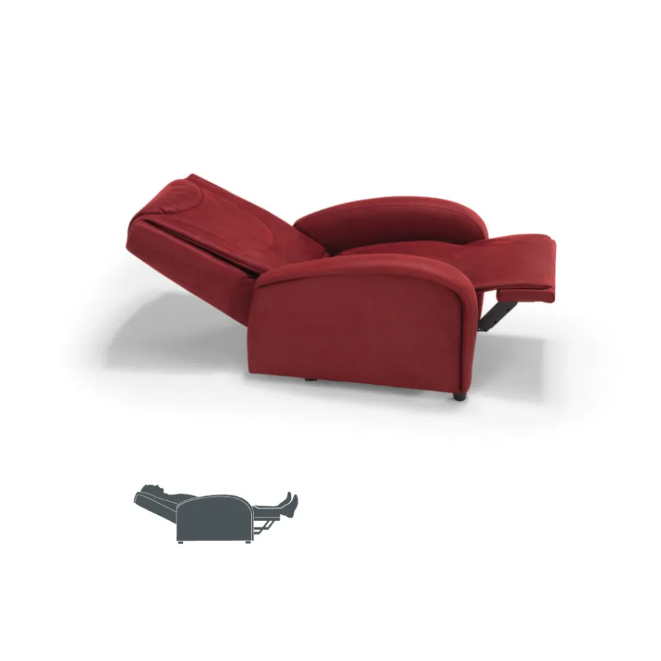 2 motorischer Hebestuhl mit Shiatsu-Massage made in Italy Bria Viadurini