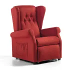 Stoff-Liftsessel mit Lift-, Relax- und Bettfunktion – Romina Viadurini