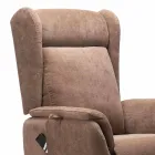Lift Relax Armchair mit Bewegung auf Rädern mit 2 Motoren - Juliette Viadurini