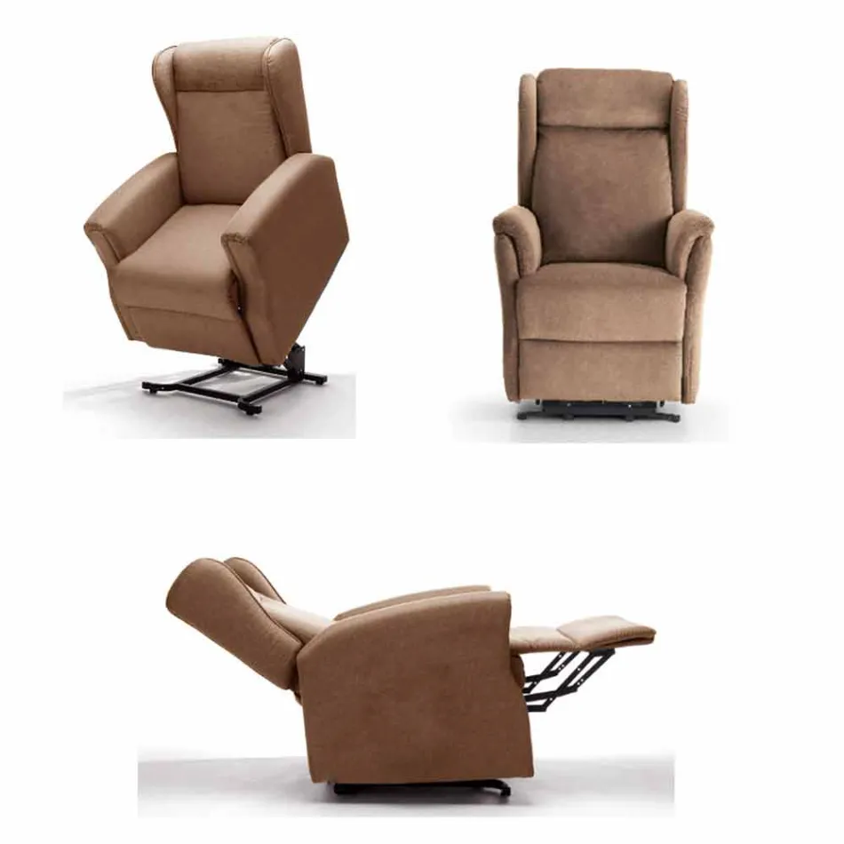Lift Relax Armchair mit Bewegung auf Rädern mit 2 Motoren - Juliette Viadurini