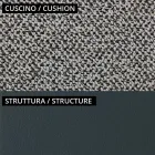 Niedriger Outdoor-Sessel mit gepolstertem Sitz Made in Italy - Planter Viadurini