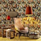 Design Sessel bergére aus Stoff Grilli Wilde made in Italy Viadurini