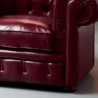 Klassischer Sessel mit zwiebelförmigen Füßen aus Buchenholz Made in Italy - Spassoso Viadurini