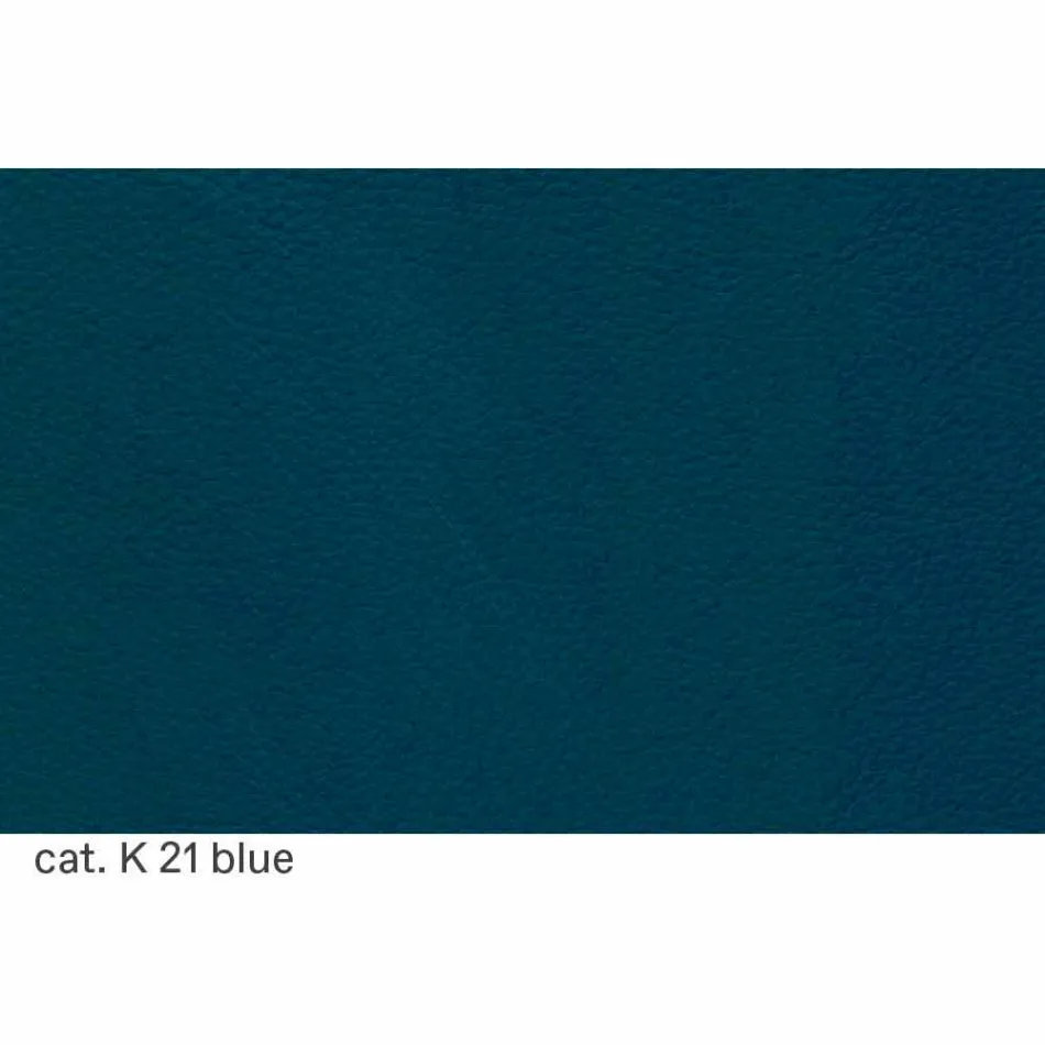 Klassischer Ledersessel mit Holzfüßen Made in Italy - Idra Viadurini