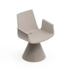 Outdoor-Sessel mit Armlehnen aus Polyethylen – Pool Viadurini