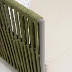 Outdoor-Sessel aus Aluminium und gewebtem Stoff - Eugene Viadurini