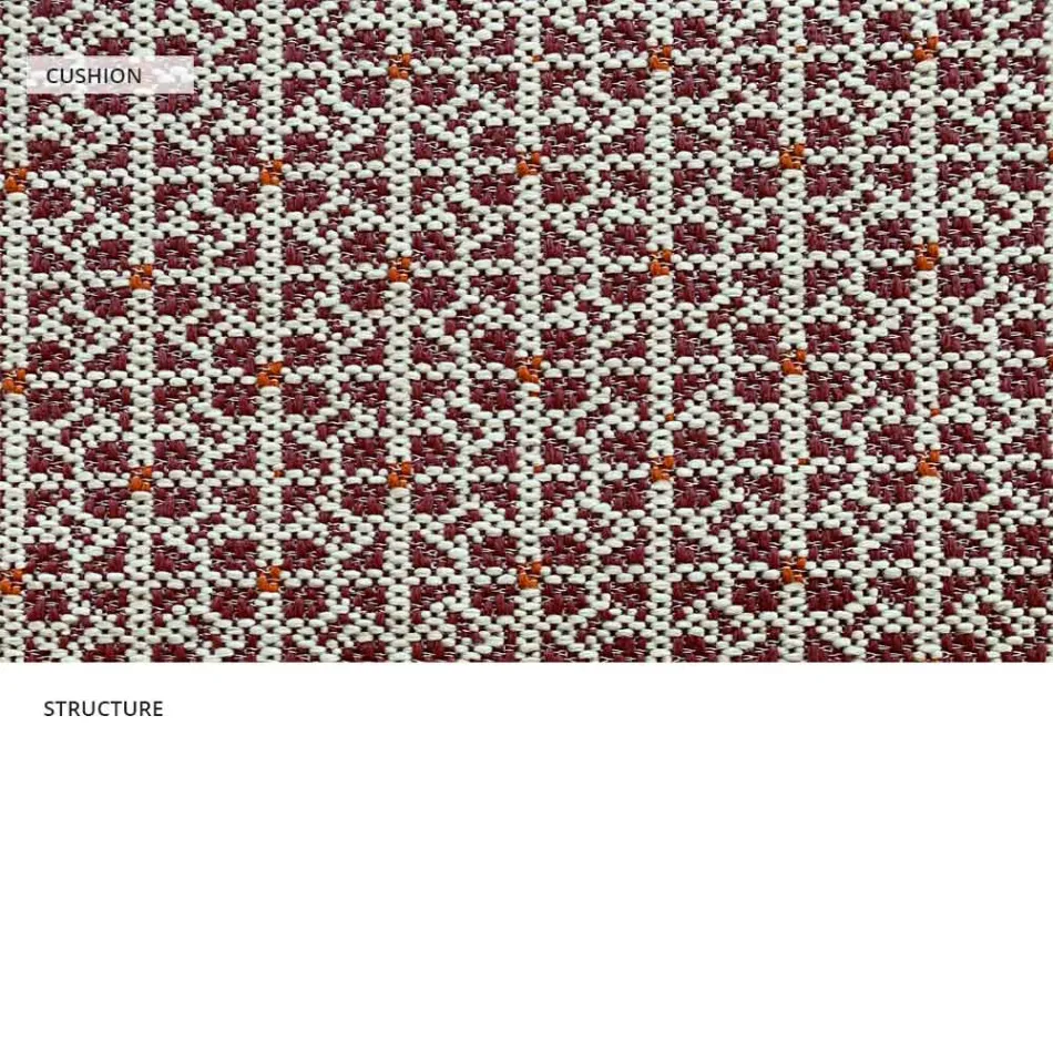 Outdoor-Sessel aus Metall mit Luxuskissen, hergestellt in Italien – Karol Viadurini